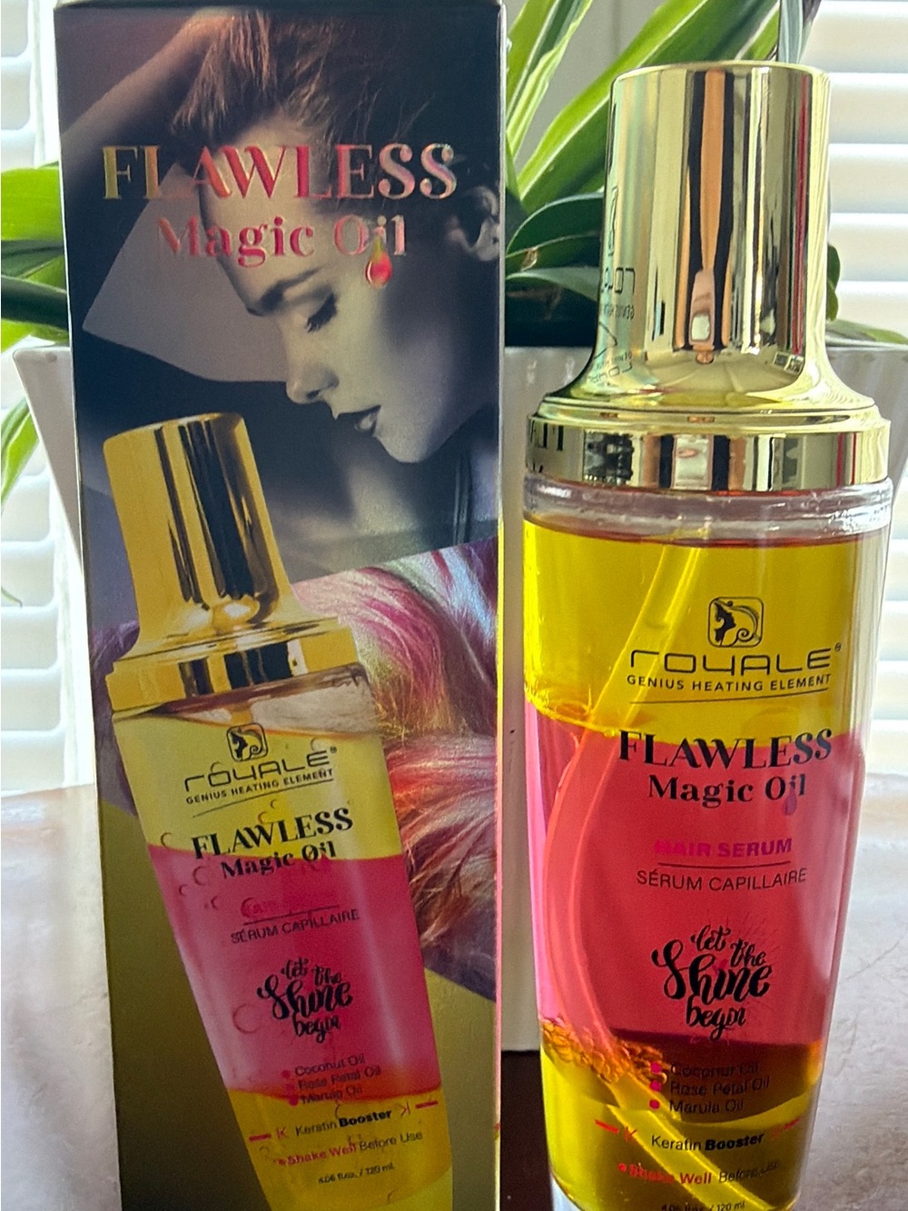 Flawless Magic Oil Hair Serum — Pink & Gold